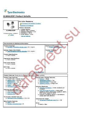 416MA103P datasheet  